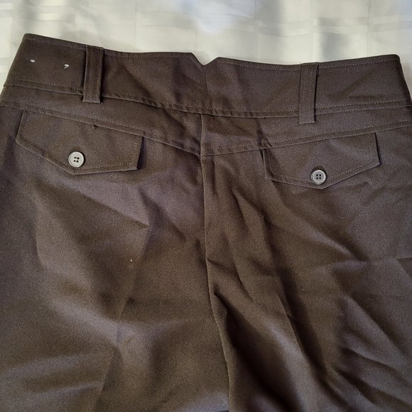 SUZY SHIER WOMEN'S DRESS FORMAL WEAR PANTS SIZE 11/12 BROWN OFFICE WEAR STYLE - Picture 8 of 11